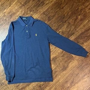 Long sleeve polo shirt